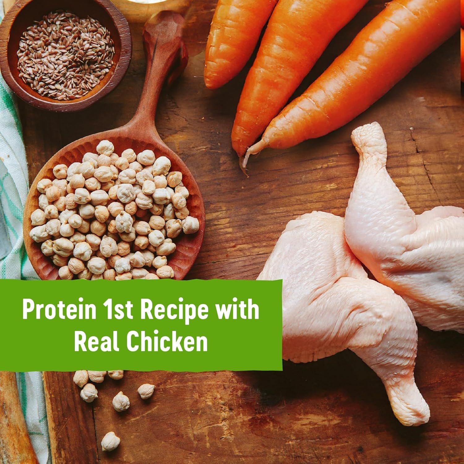 Puppy Treats, Natural, Training Treat, Grain Free, Crunchy Chicken & Carrot (6 Ounce Bag)