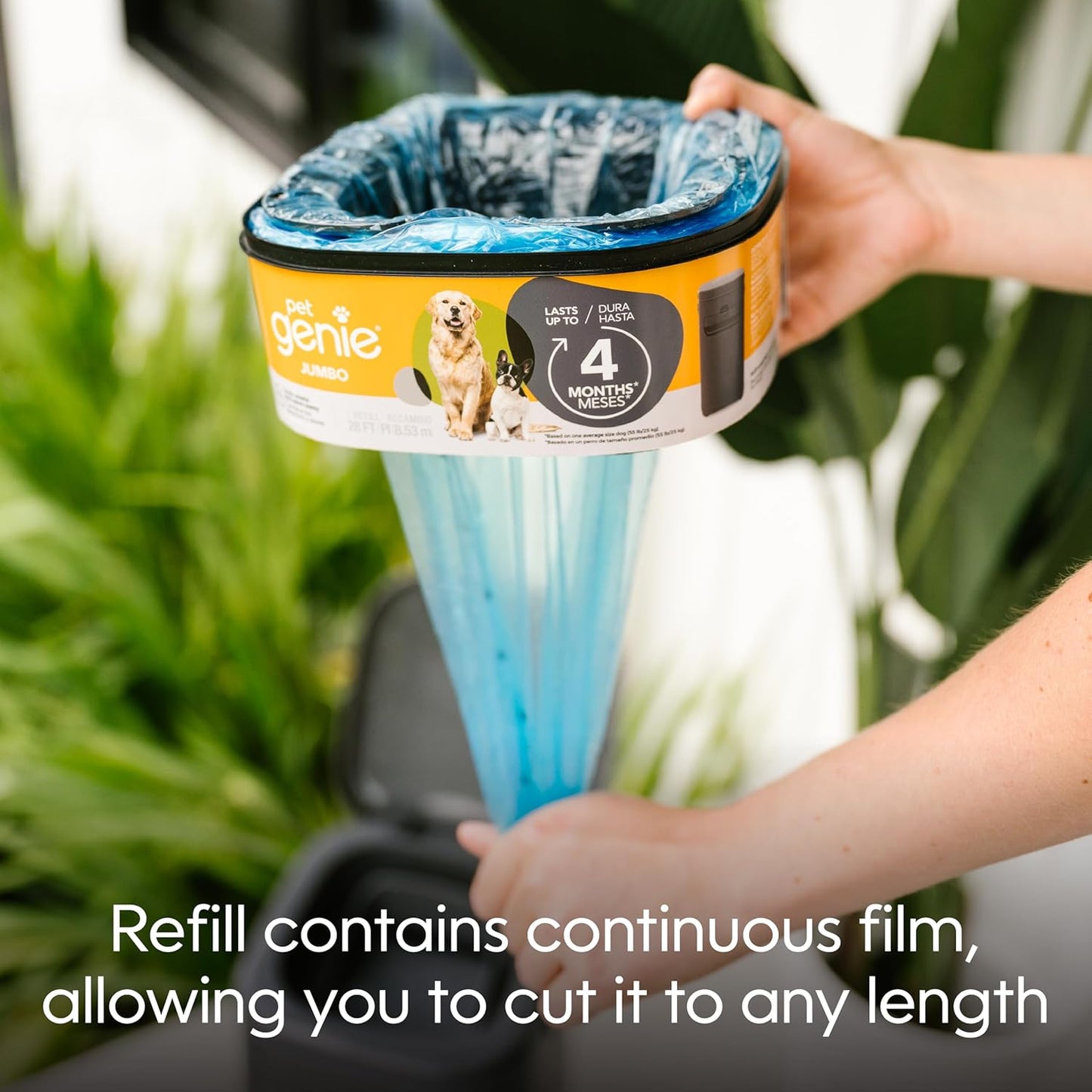 Refill Bags | Jumbo 2-Pack, 56 Total Ft | up to 8 Months of Supply in 2 Cartridges | Ultimate Odor Control Dog Poop Bags