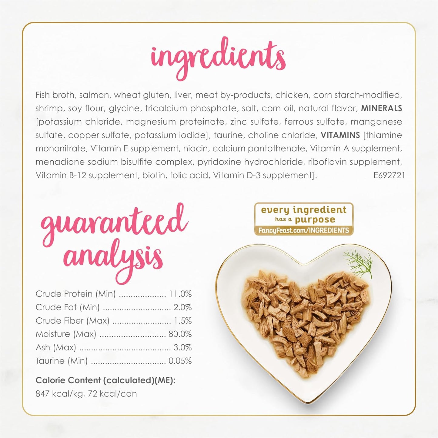 Purina  Grilled Wet Cat Food Salmon and Shrimp Feast in Wet Cat Food Gravy - (Pack of 24) 3 Oz. Cans