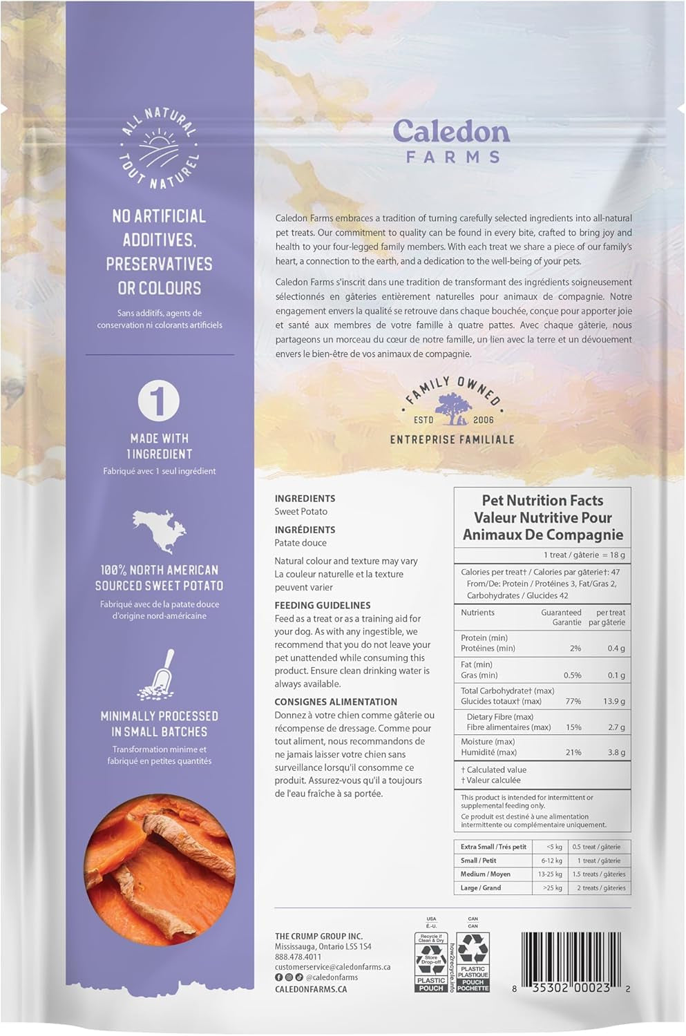 Sweet Potato Chews for Dogs 9.3 OZ