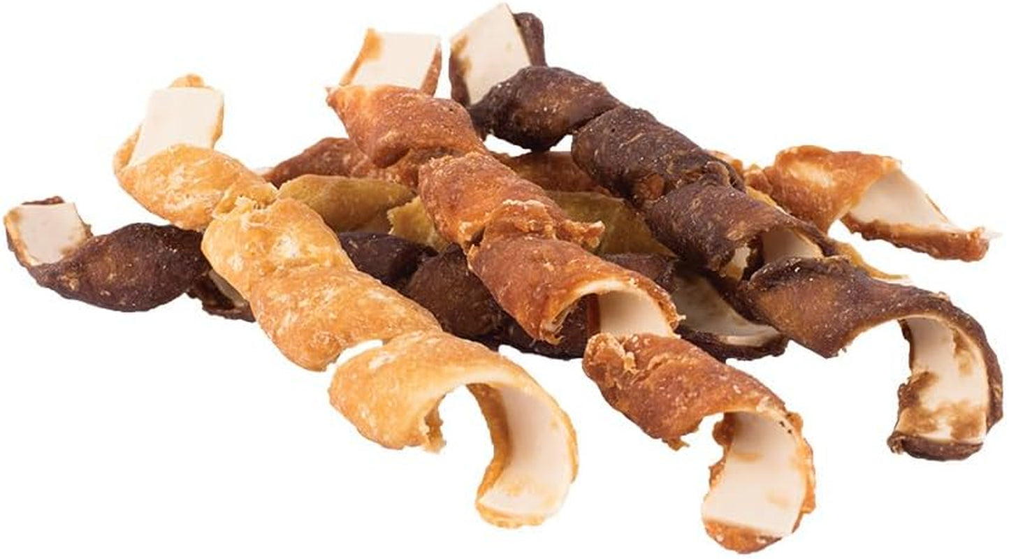 Spirals Variety Pack, No-Rawhide Chews for Dogs, 18 Spiral Chews