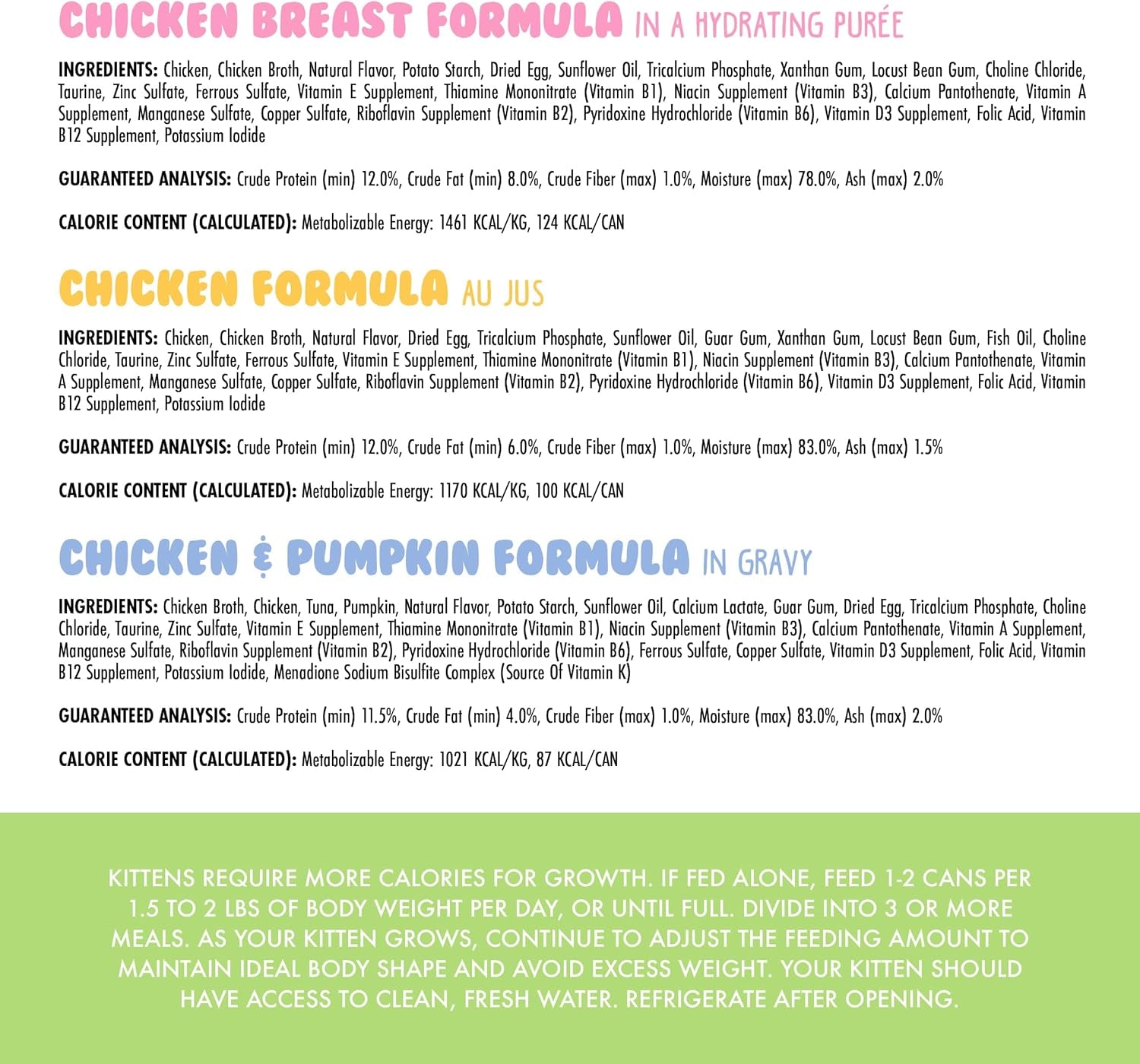 Kitten, Fur Baby Favorites Variety Pack, 3Oz Can (Pack of 12)