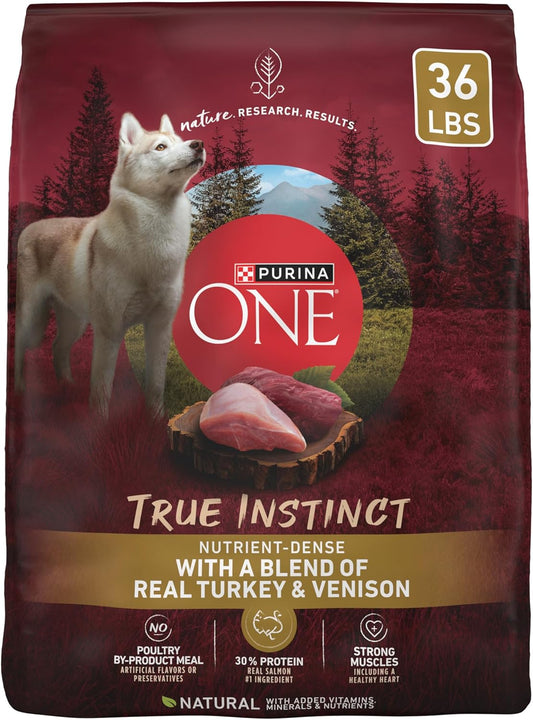 True Instinct with a Blend of Real Turkey and Venison Dry Dog Food - 36 Lb. Bag