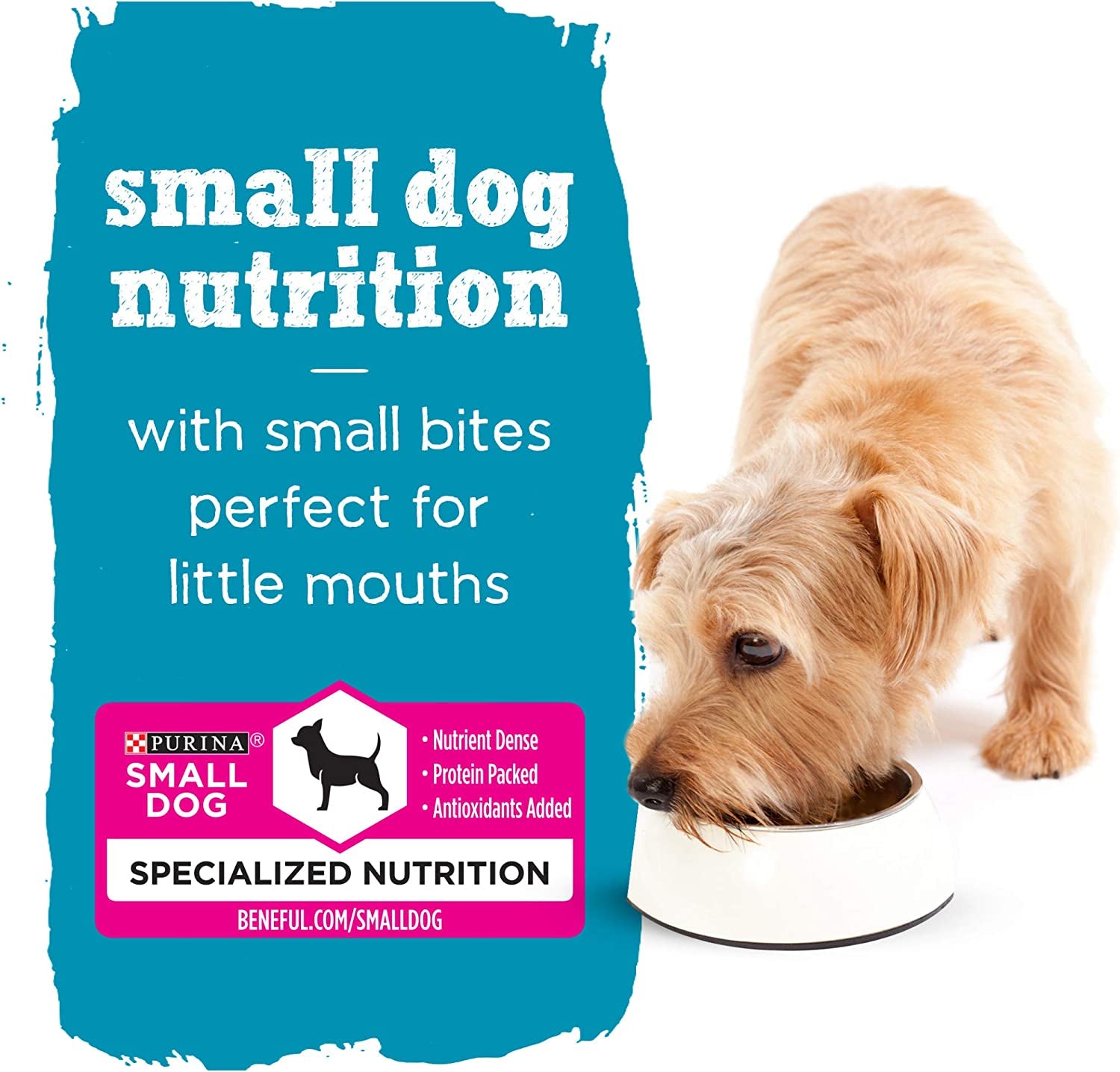 Purina  Small Breed Wet Dog Food Variety Pack, Incredibites with Real Beef, Chicken and Salmon - (Pack of 30) 3 Oz. Cans
