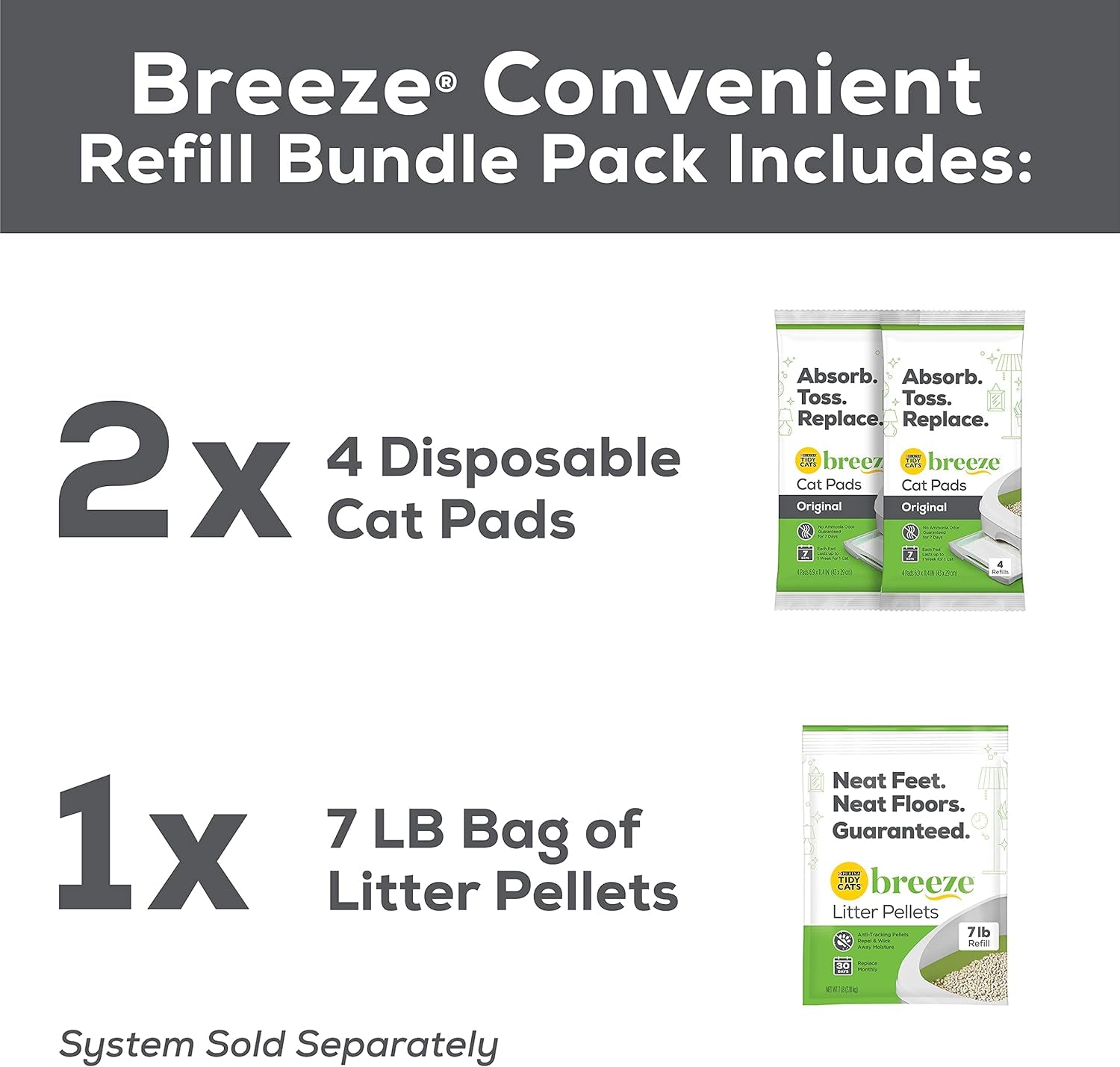 Purina  Breeze Litter System Cat Refill Bundle - 7.91 Lb. Box