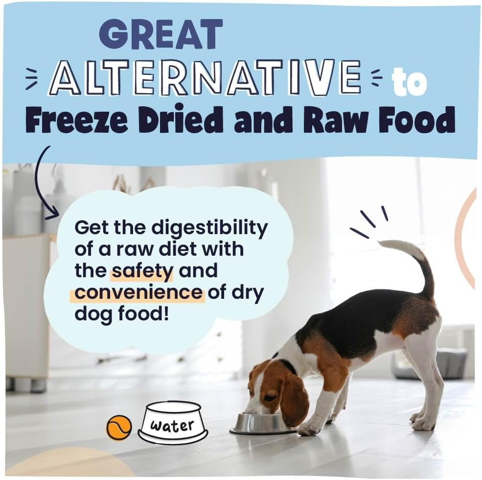 Air Dried Dog Food with Real Chicken, Grain-Free, Made in USA, Non-Gmo & Vet Recommended, High Protein Limited Ingredient Full-Feed for All Breeds & Ages, 2Lb Bag