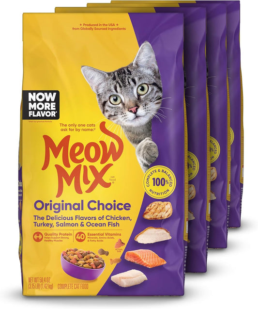 Original Choice Dry Cat Food, 3.15 Pound (Pack of 4)