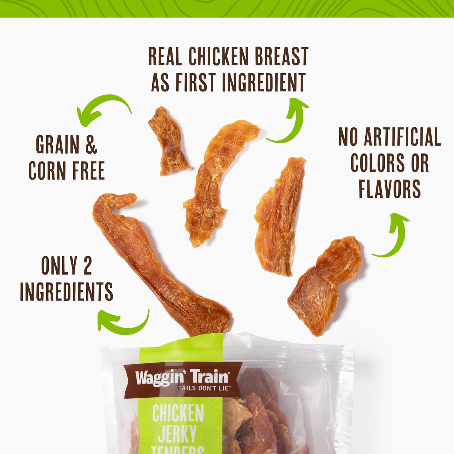 Chicken Jerky for Dogs - Limited Ingredient Dog Treats for Dogs 30 Oz. Pouch