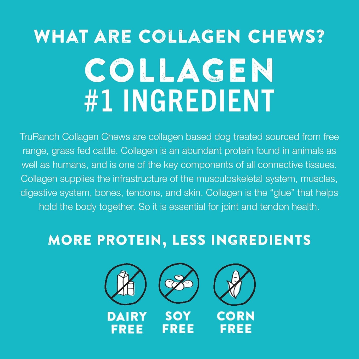 Collagen Sticks - 5" Collagen Sticks for Dogs - Long Lasting Healthy Joint Support Dog Treat - Rawhide Alternative - Skin & Coat Health - Made with Real Beef, 1 Bag, 15 Count
