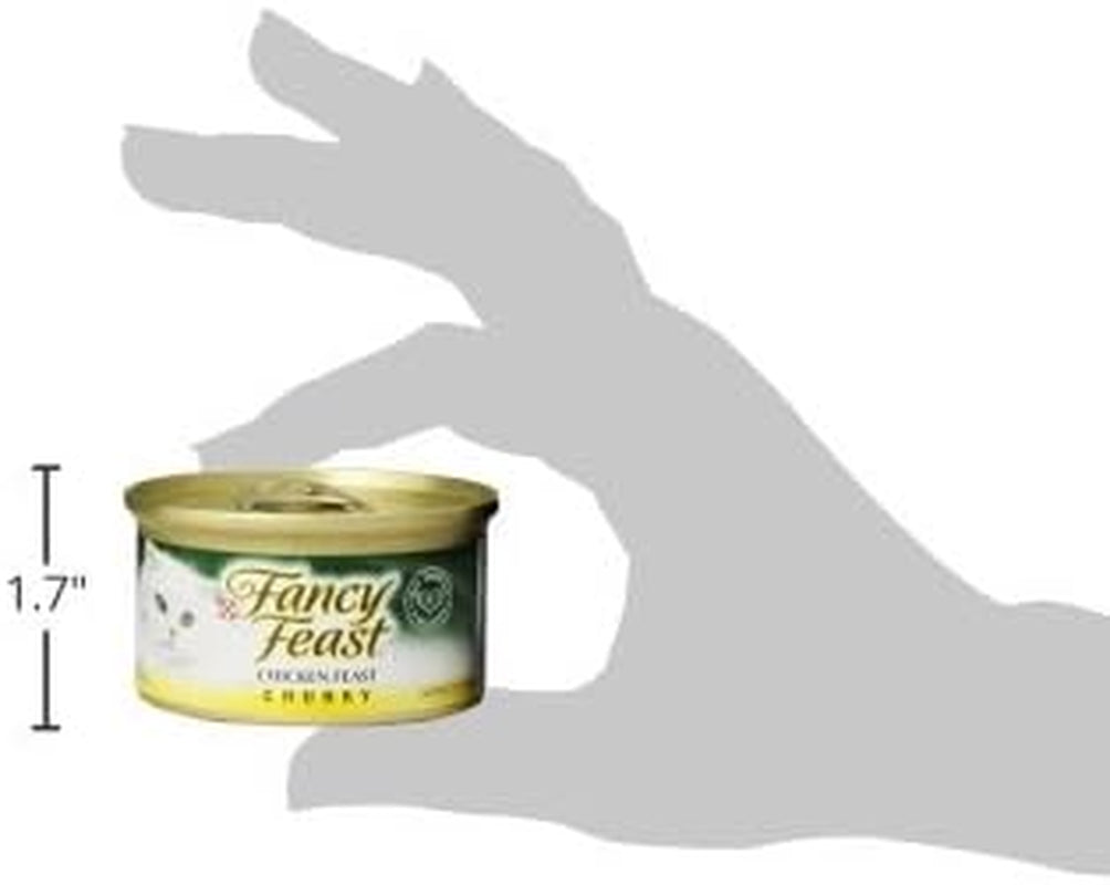 Purina  Chunky Chicken Feast Wet Cat Food - (Pack of 24) 3 Oz. Cans