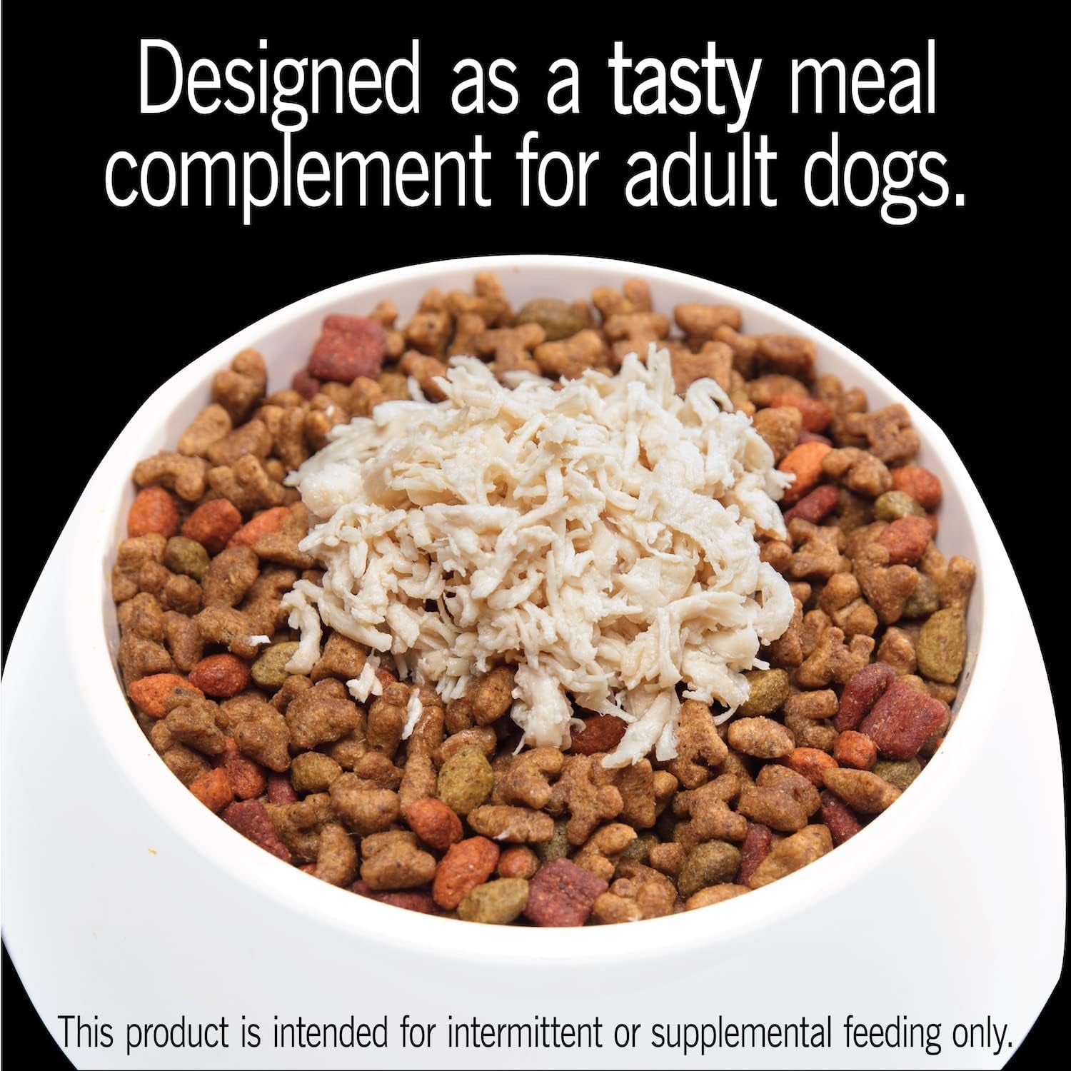 Simply Crafted Adult Wet Dog Food Meal Topper, Chicken, 1.3 Oz. Tubs (24 Count, Pack of 1)