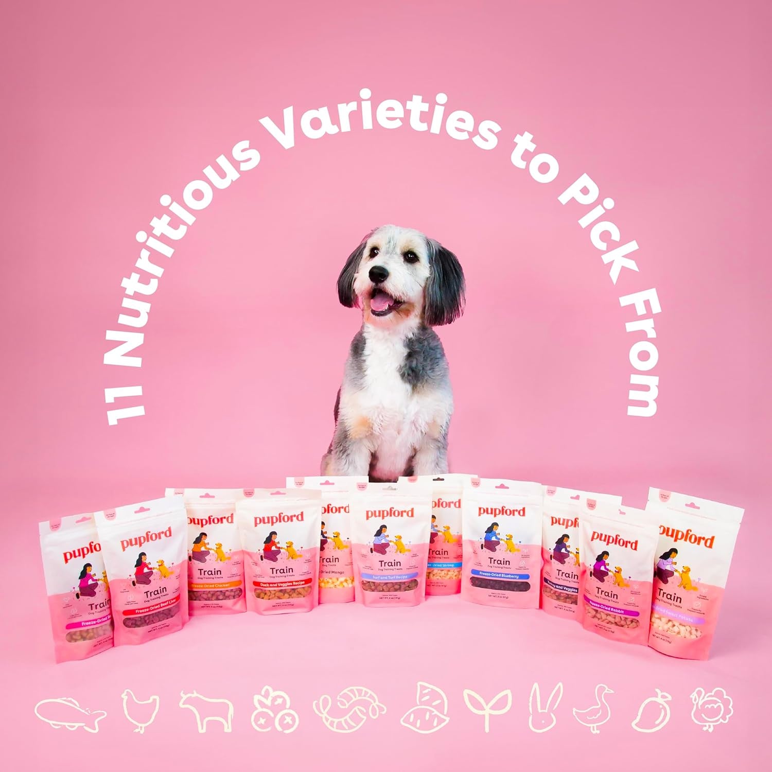 Freeze Dried Training Treats for Dogs & Puppies, 475+ Two Ingredient Bites (Rabbit, 4 Oz)