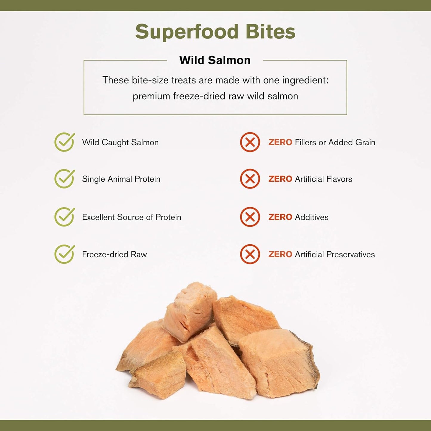 - Superfood Bite, Freeze-Dried Raw Dog Treats - Protein Rich, Train & Reward, Traceable Single Ingredient by Katherine Heigl (Wild Salmon)