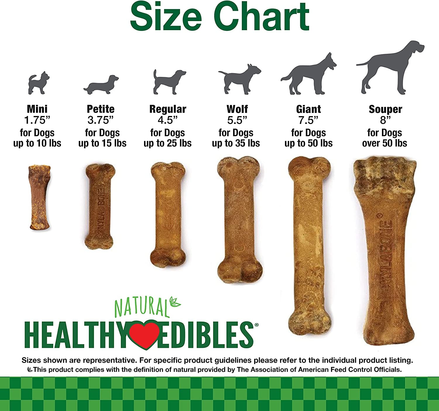 Healthy Edibles Natural Puppy Chews Long Lasting Treats for Puppies, Roast Beef, Apple & Bacon Flavor, X-Small/Petite (3 Count)