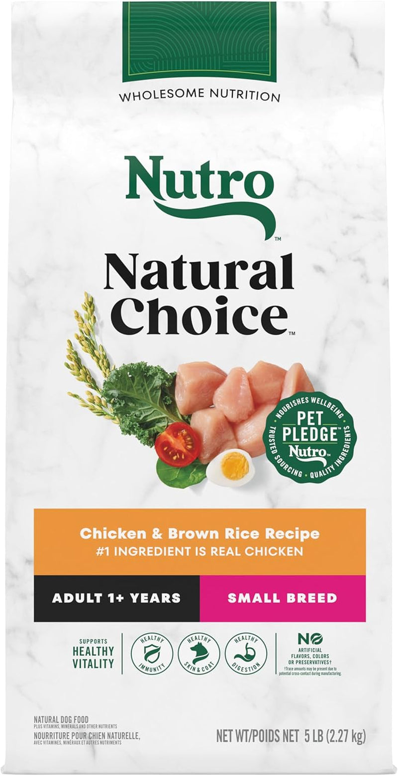 Natural Choice Adult Small Breed Dry Dog Food, Chicken and Brown Rice, 5 Lbs.