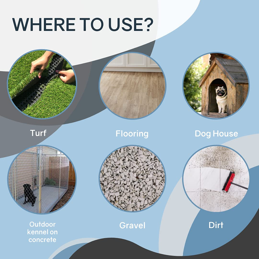 K.O.E Kennel Odor Eliminator Concentrate – for Cages, Runs & More – for Home & Kennel W/Safe, Non-Enzymatic Formula (Fresh Scent, 16 Oz)