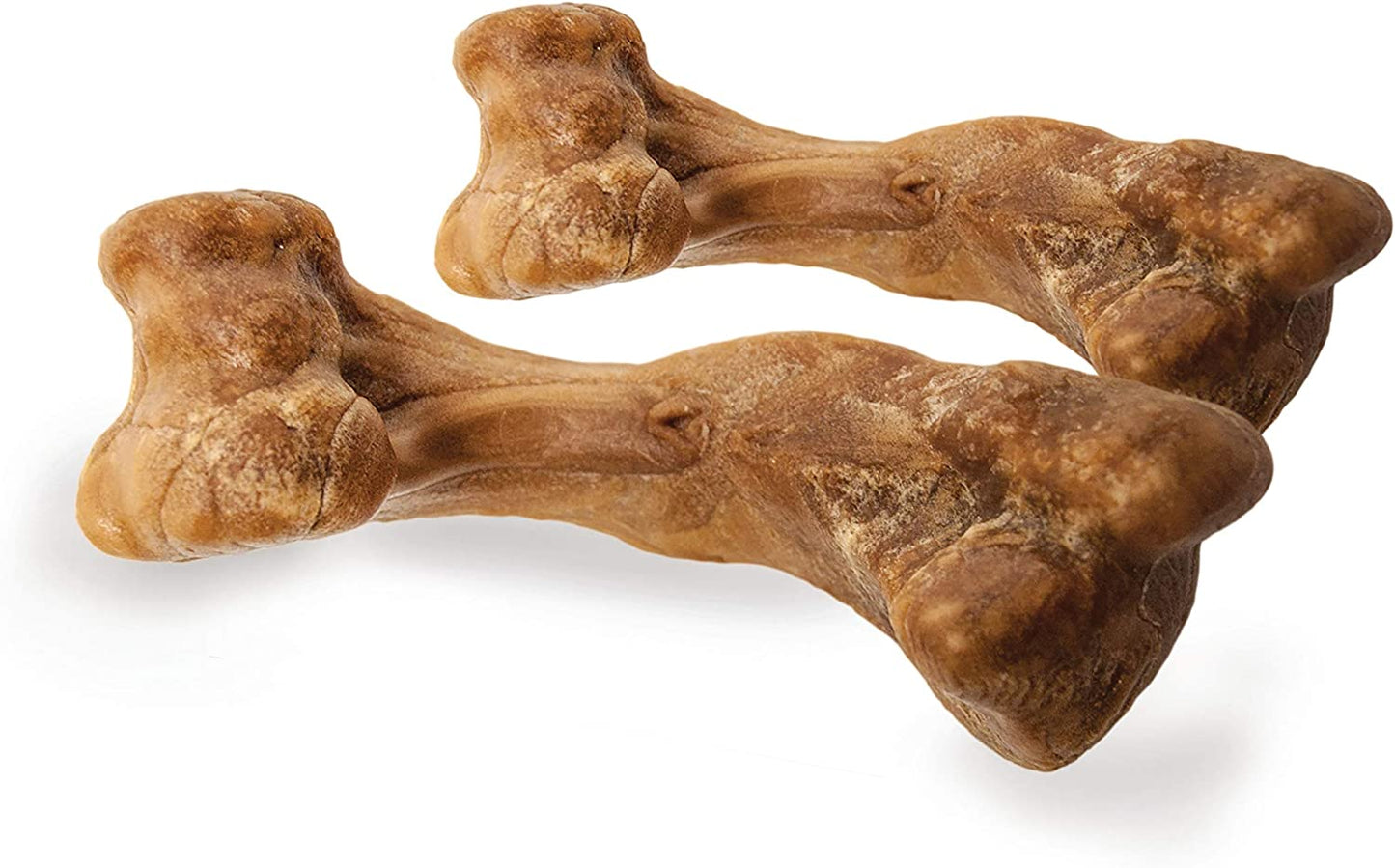 Healthy Edibles WILD Natural Long-Lasting Bison Flavor Bone Chew Treats for Dogs, Medium (2 Count)