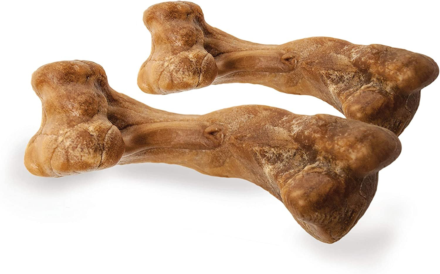 Healthy Edibles WILD Natural Long-Lasting Bison Flavor Bone Chew Treats for Dogs, Medium (2 Count)