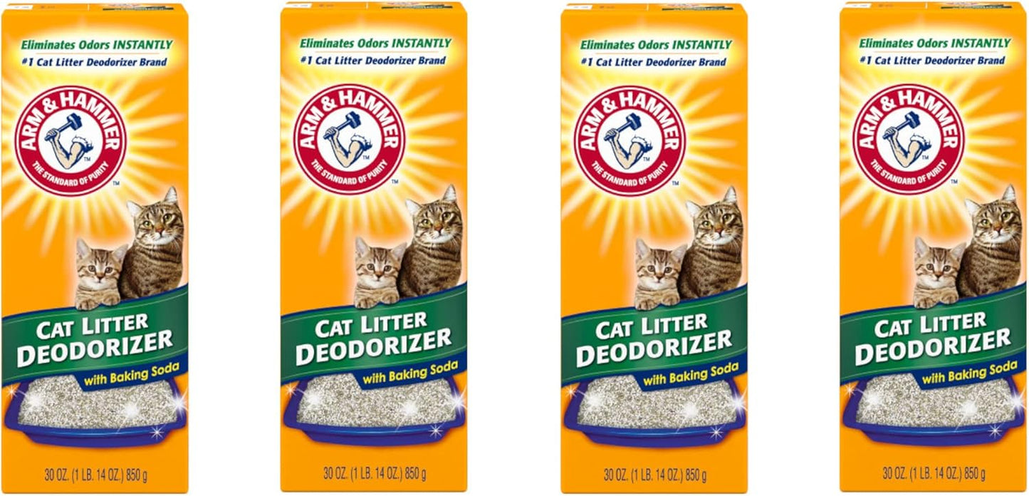 Cat Litter Deodorizer-Super Size Pack-30 Oz Pack of 4