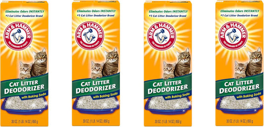 Cat Litter Deodorizer-Super Size Pack-30 Oz Pack of 4