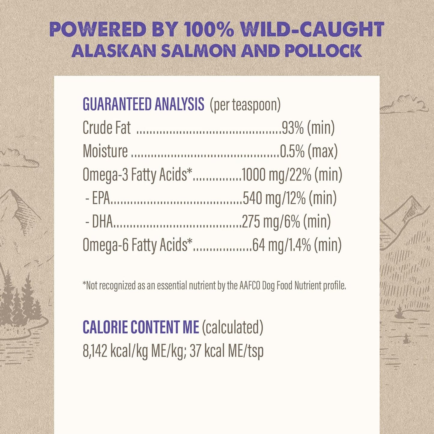 Omega Health Liquid Omega-3 Supplement for Dogs and Cats, 16 Ounce Bottle