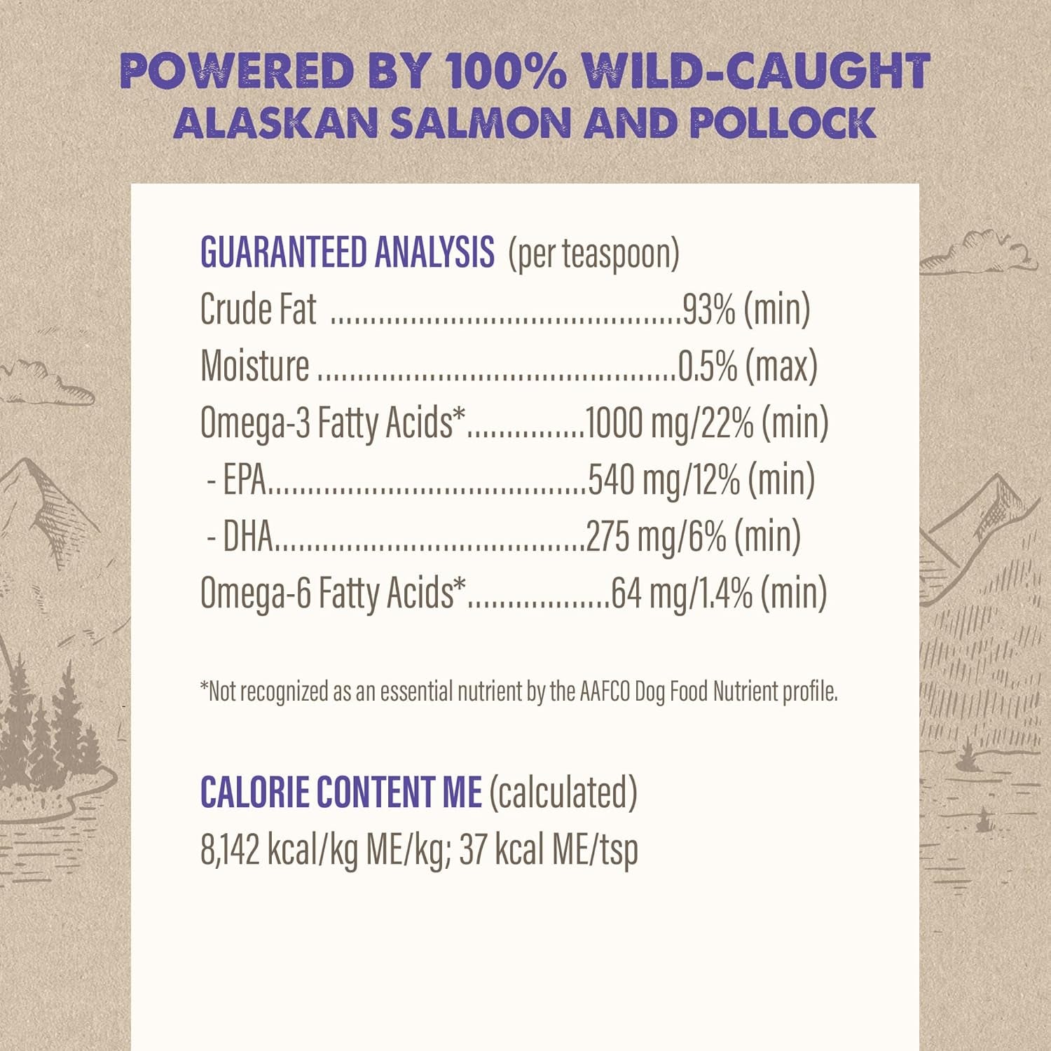 Omega Health Liquid Omega-3 Supplement for Dogs and Cats, 16 Ounce Bottle