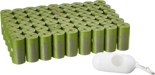 Dog Poop Bags with Dispenser, 810 Count, Enhanced for Guaranteed Leakproof, Lavender Scented, Includes Leash Clip