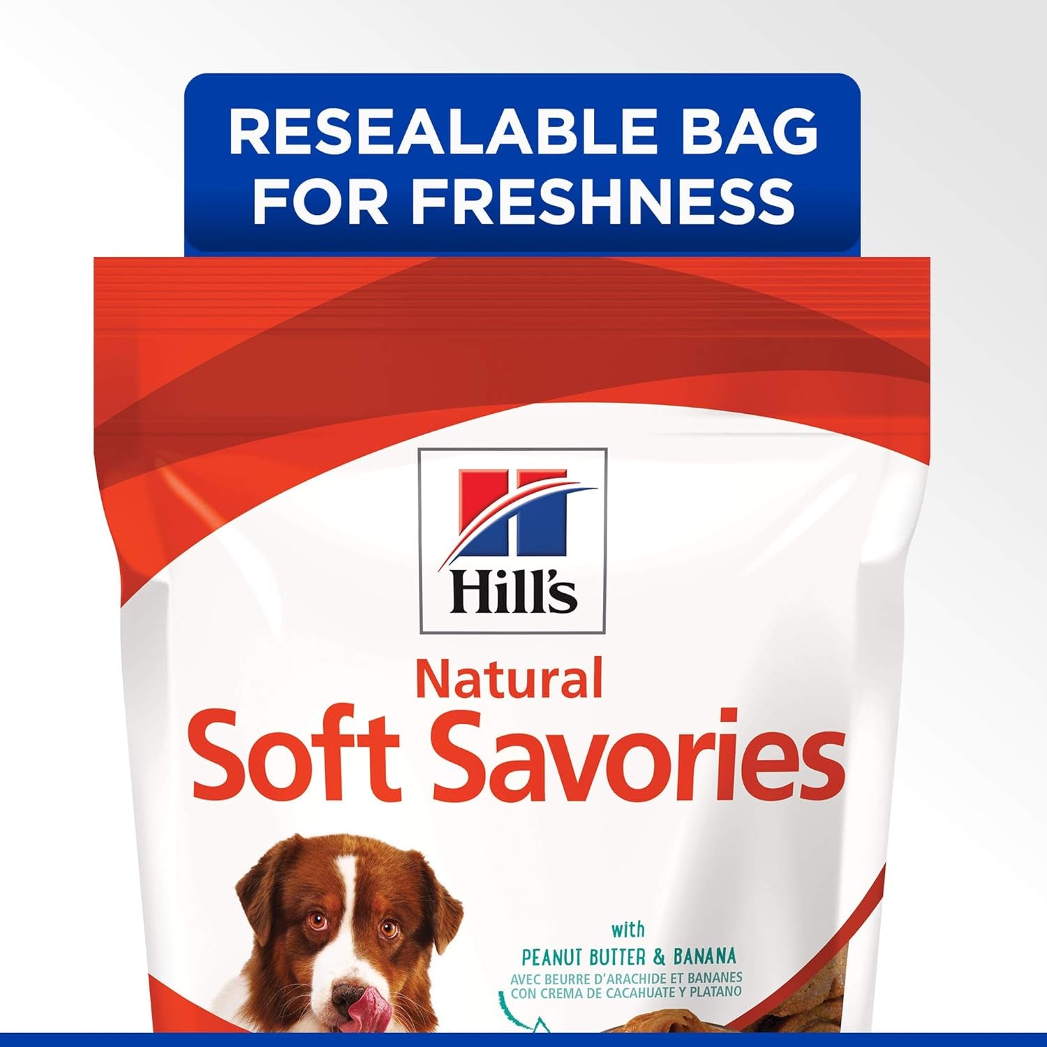 Natural Soft Savories, All Life Stages, Great Taste, Dog Treats, Peanut Butter & Banana, 8 Oz Bag