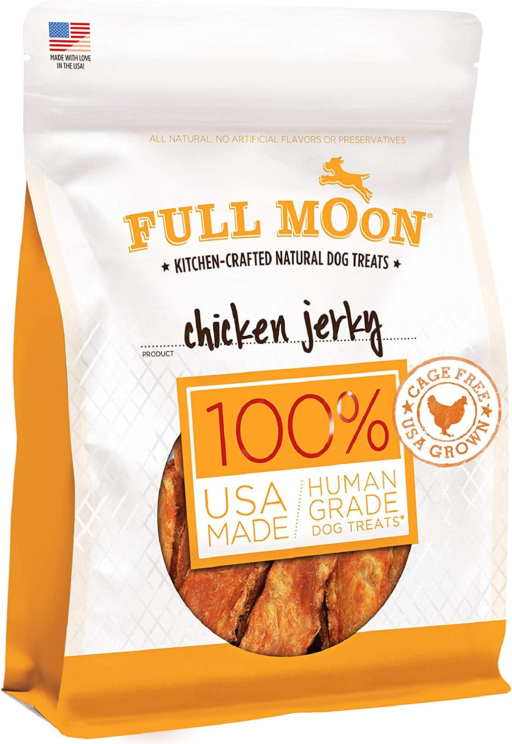 Chicken Jerky Healthy All Natural Dog Treats Human Grade Made in USA Grain Free 12 Oz
