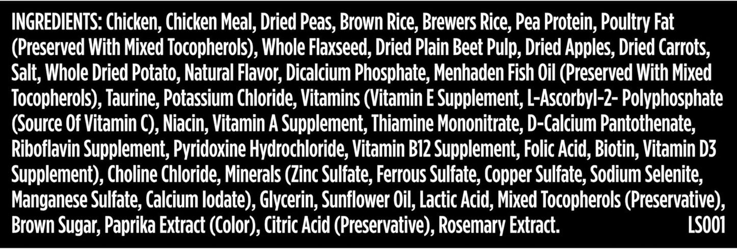 Dish Premium Dry Dog Food, Chicken & Brown Rice Recipe with Veggies & Fruit, 23 Pounds