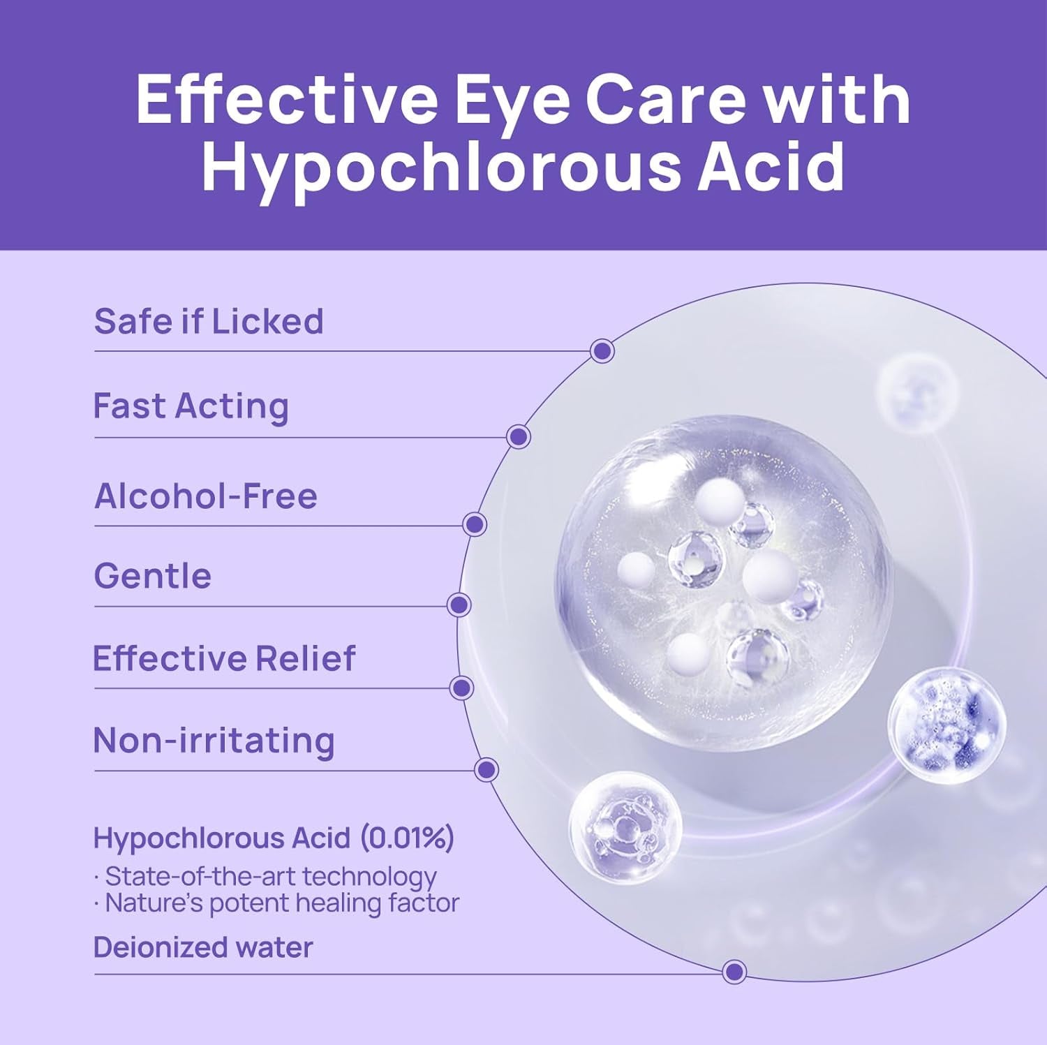 Dog Eye Drops 5.1 Fl Oz Eye Drops for Dogs and Cats Vet-Recommended Dog Eye Infection Treatment to Soothe Infection Allergy, Relieve Dry Eyes Pink Eyes, Pet Tear Stain Cleaner