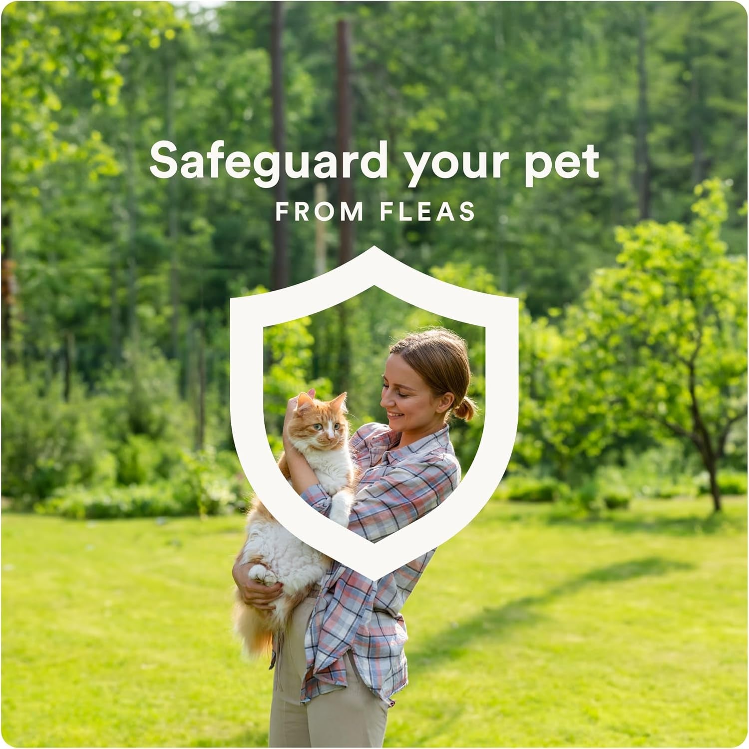 plus Flea Prevention for Cats, Cat and Kitten Treatment & Control, Small and Large, Fast Acting Waterproof Topical Drops, 4 Month Supply