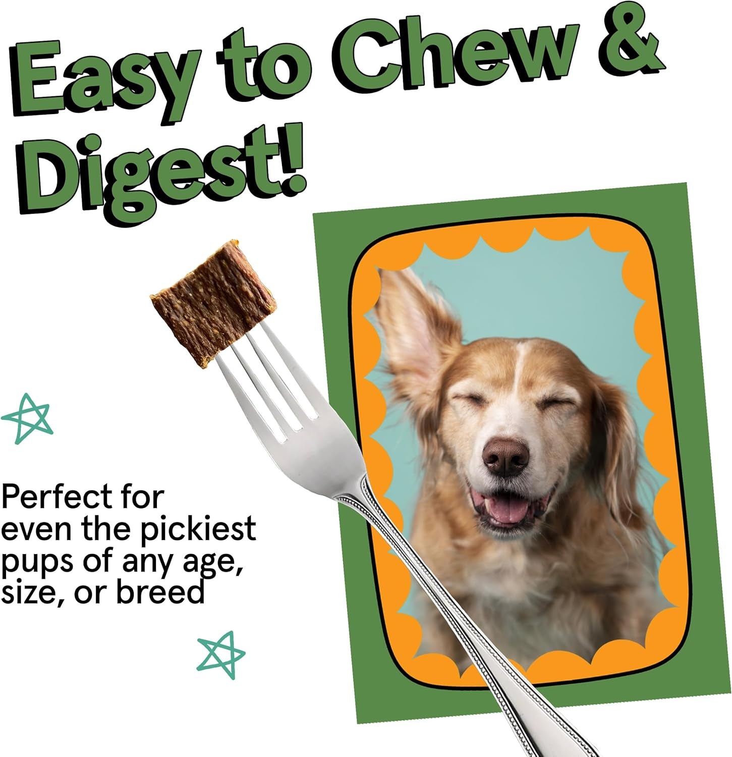 Real Meat Air Dried Dog Food W/Real Beef - 2Lb Bag of Usa-Crafted Grain-Free Real Meat Dog Food Sourced from Hormone-Free, Free-Range, Grass-Fed Beef - Digestible, All Natural, High Protein Beef