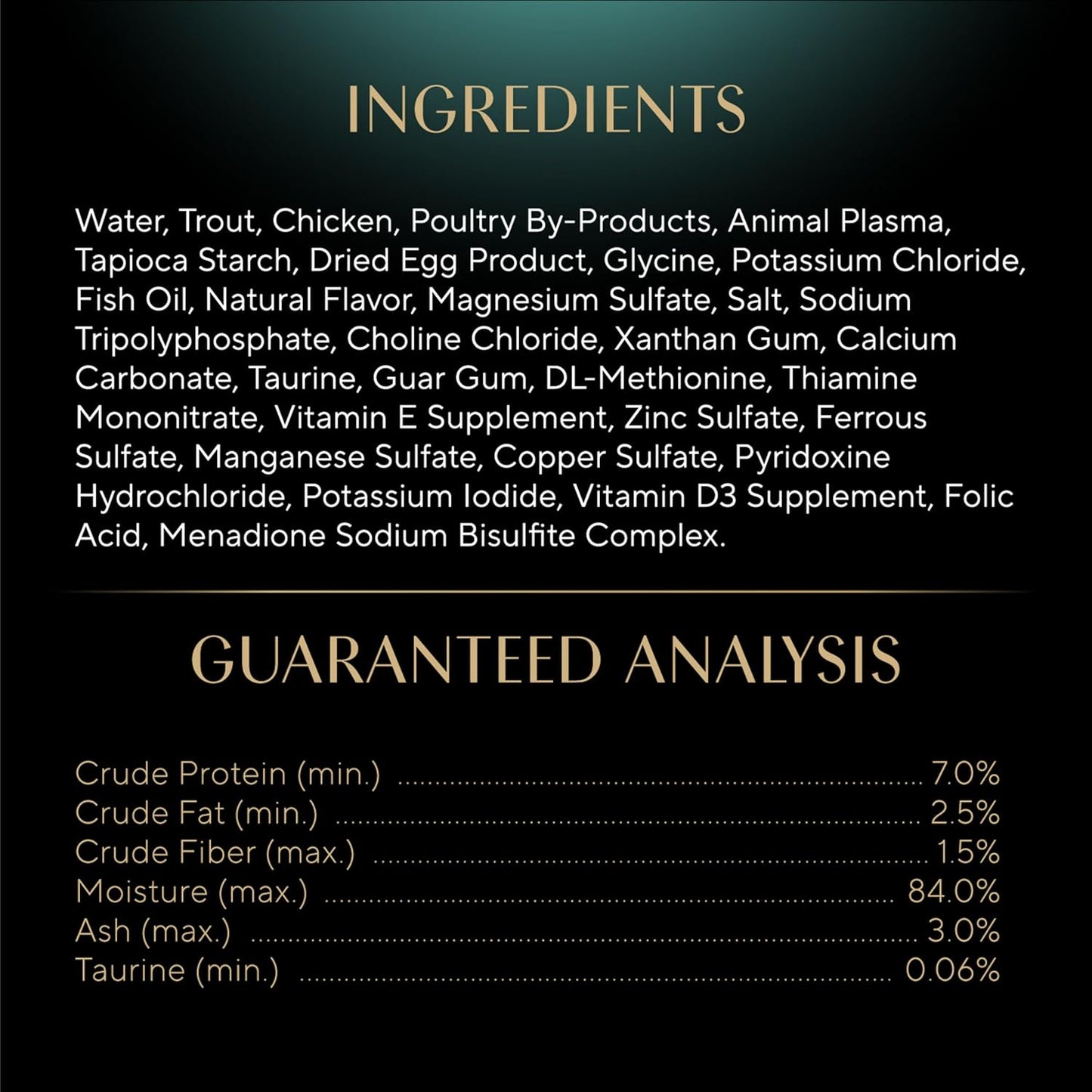 Perfect Portions Wet Cat Food Cuts in Gravy Tender Trout Entree, 2.6 Oz. Twin-Pack Trays (24 Count, 48 Servings)