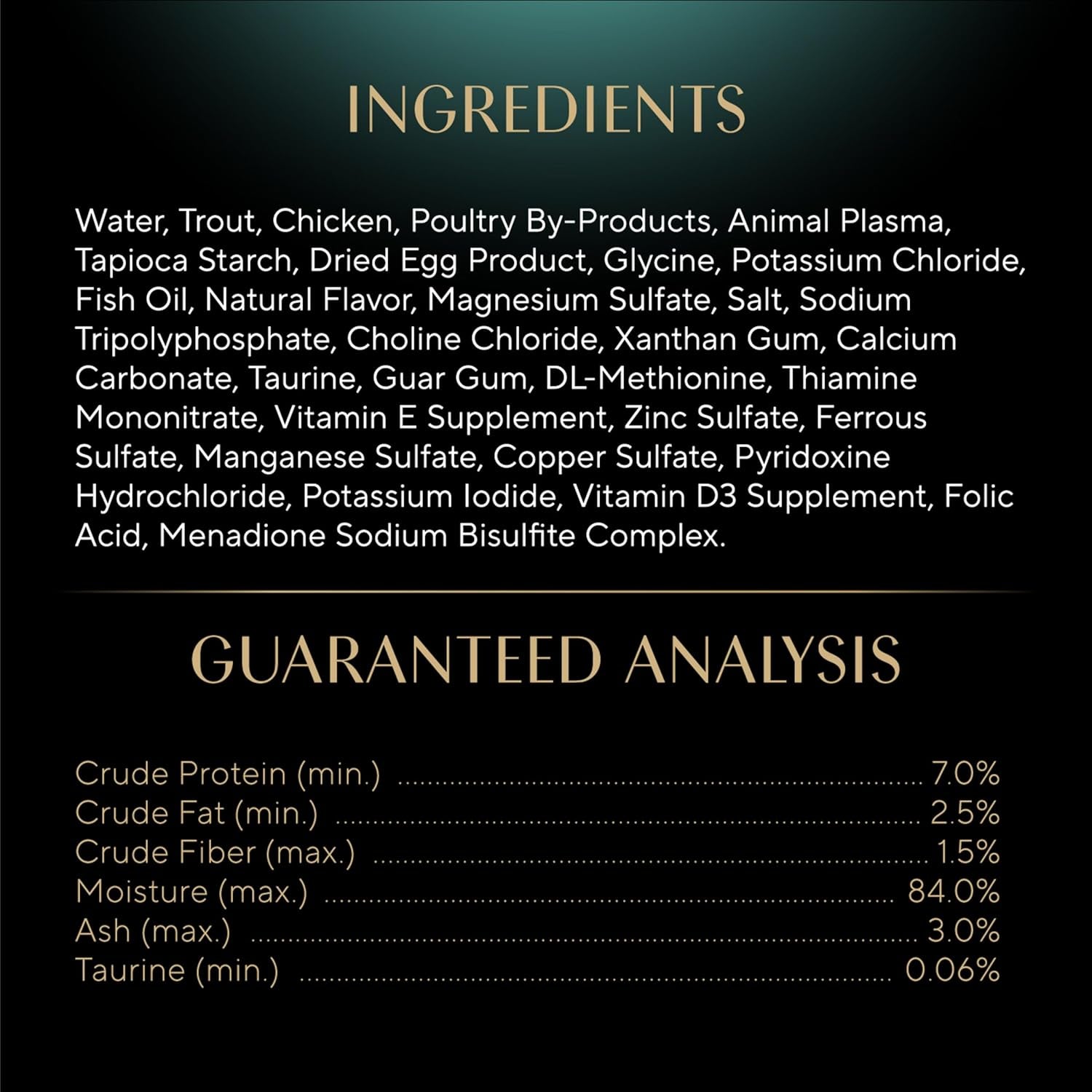 Perfect Portions Wet Cat Food Cuts in Gravy Tender Trout Entree, 2.6 Oz. Twin-Pack Trays (24 Count, 48 Servings)