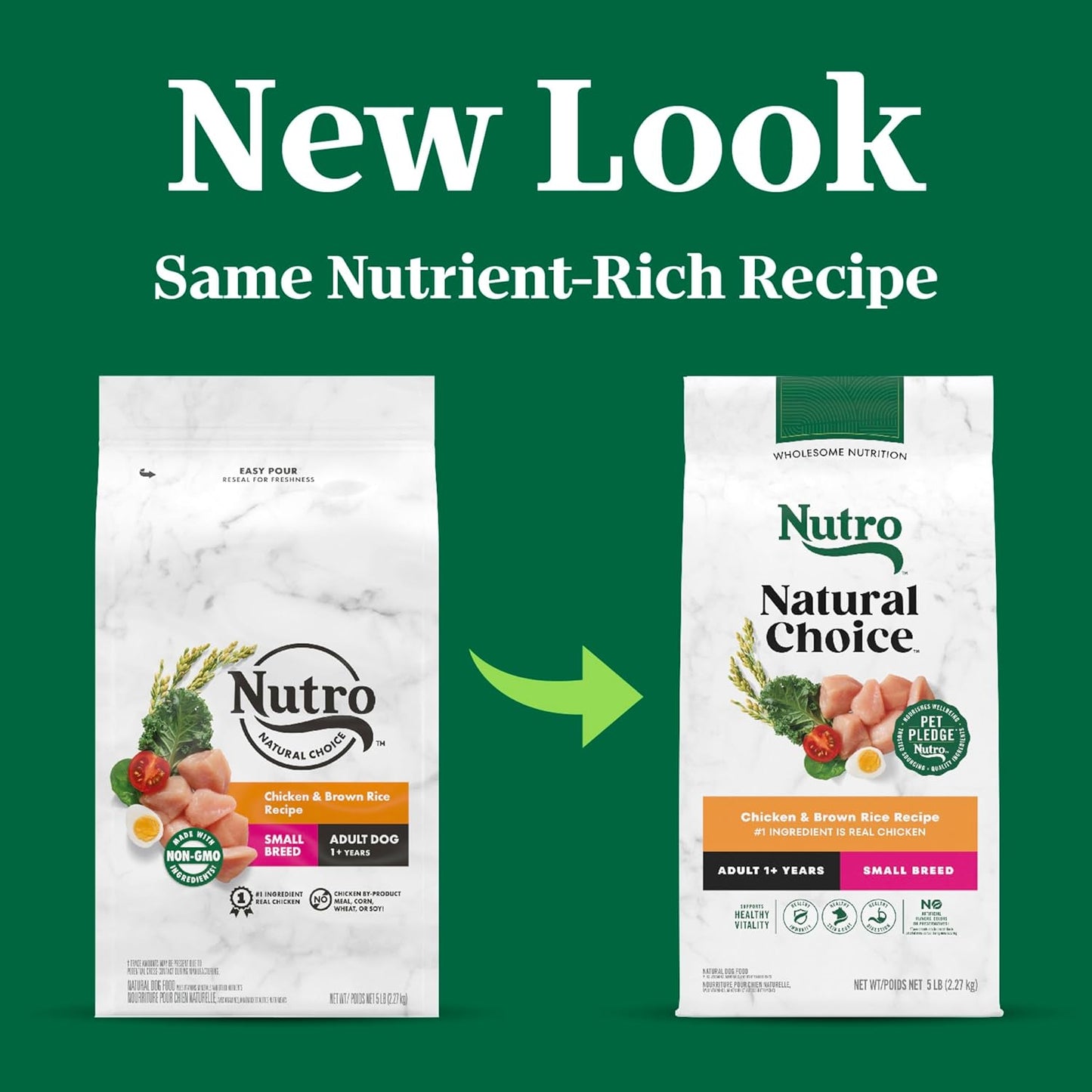Natural Choice Adult Small Breed Dry Dog Food, Chicken and Brown Rice, 5 Lbs.