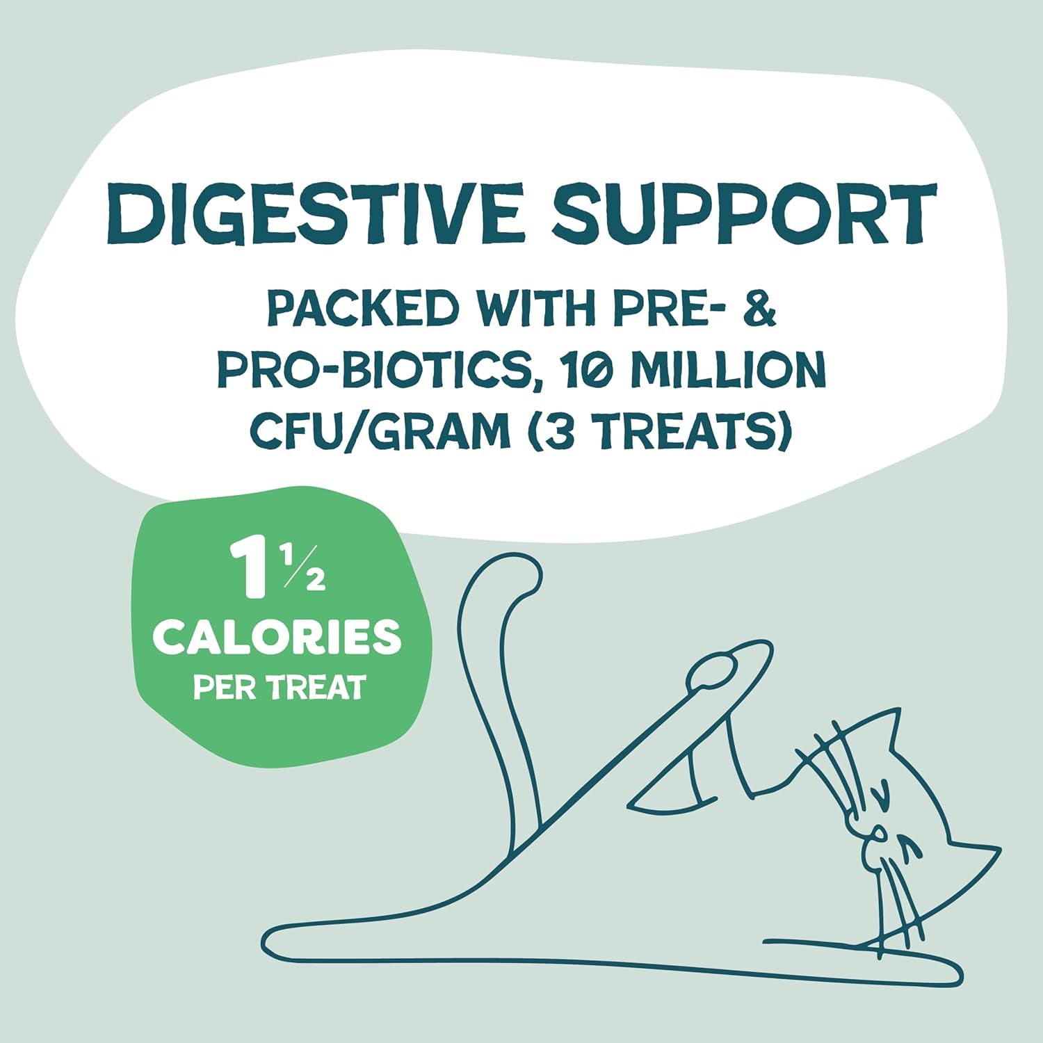 Digestive Health Catnip Chicken Crunchy Cat Treats