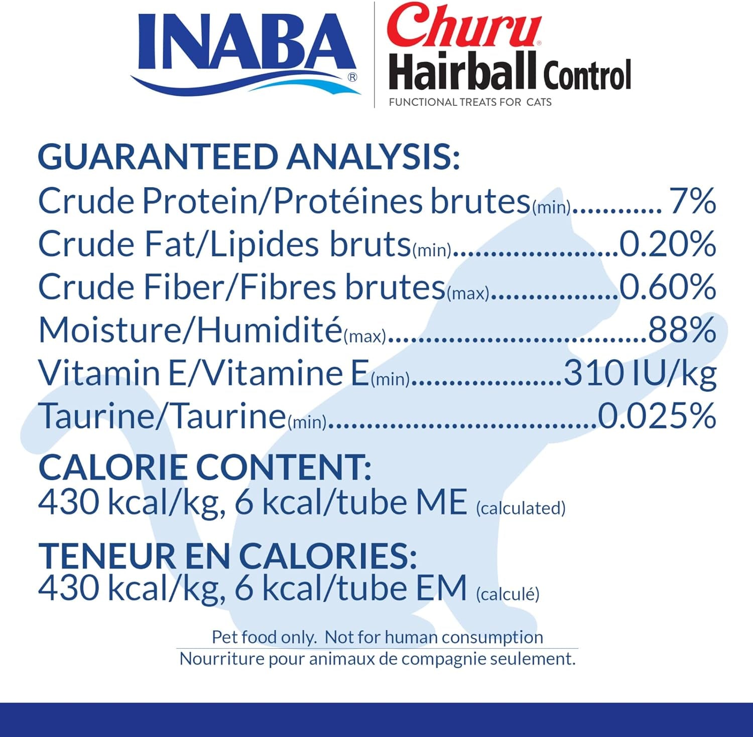 Churu Hairball Control, Functional, Creamy Lickable Purée Cat Treat with Taurine & Vitamin E, 0.5 Ounces Each, 24 Tubes (4 per Pack), Chicken Recipe