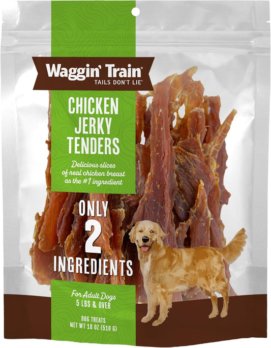 Limited Ingredient, Grain Free Dog Treat; Chicken Jerky Tenders - 18 Oz. Pouch