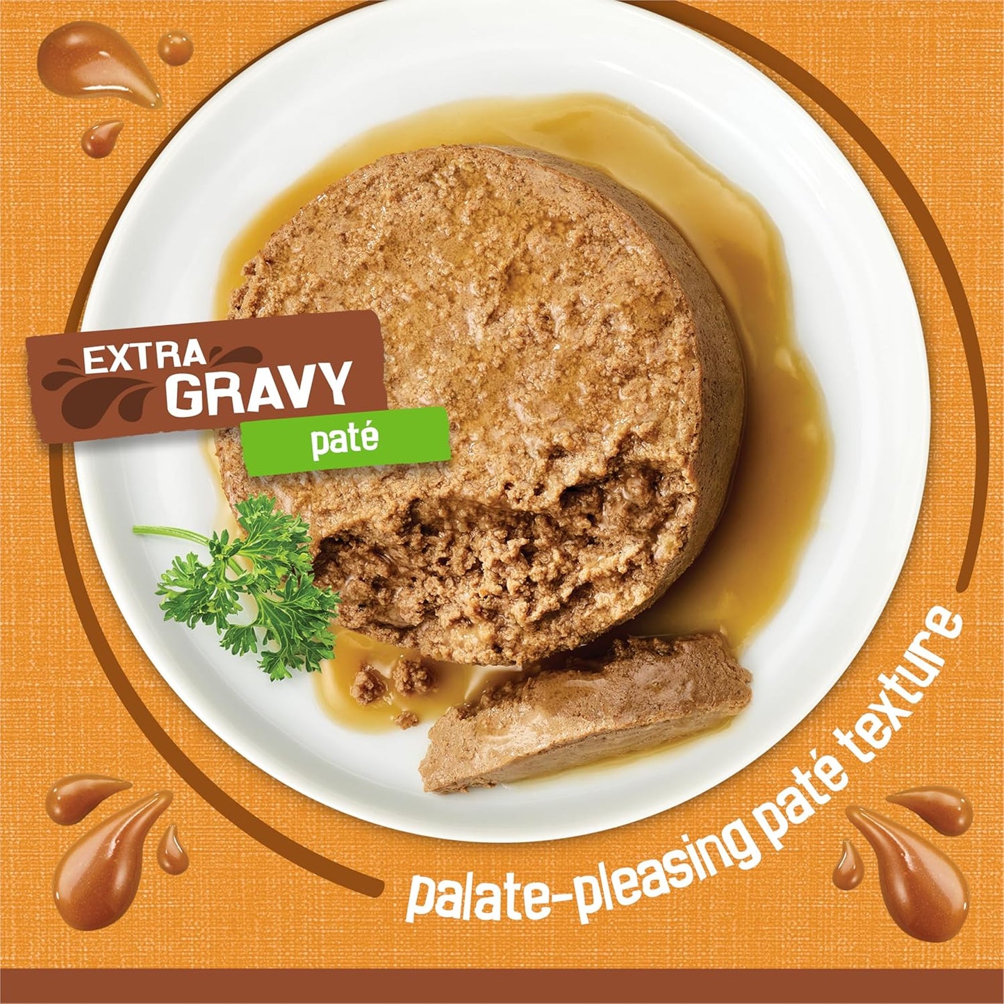 Wet Cat Food Extra Gravy Pate with Chicken, Savory Canned Cat Pate - (Pack of 24) 5.5 Oz Cans