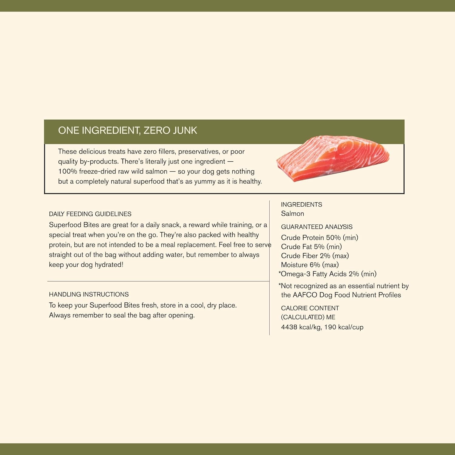 - Superfood Bite, Freeze-Dried Raw Dog Treats - Protein Rich, Train & Reward, Traceable Single Ingredient by Katherine Heigl (Wild Salmon)