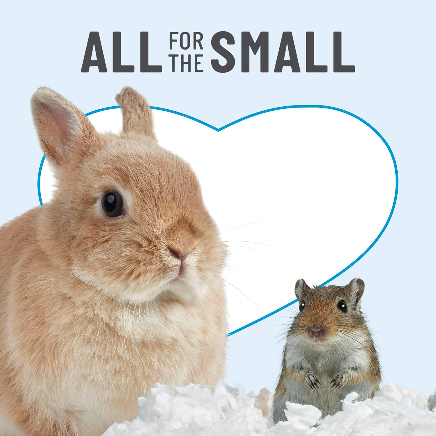 Clean & Cozy White Paper Bedding, Made for Small Animals, 100 Liters, Pack of 2