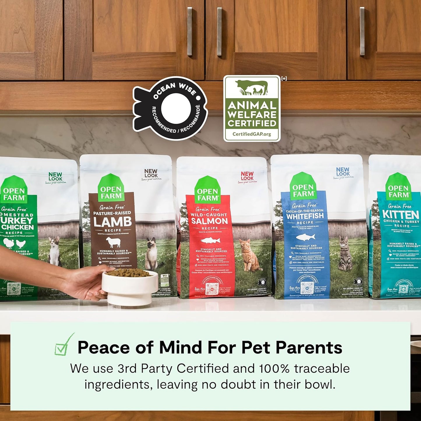 , Grain Free Dry Cat Food, High-Protein Kibble for a Complete & Balanced Diet, Non-Gmo Fruits & Vegetables, Prebiotic Fibers to Support Digestion, Homestead Turkey & Chicken Recipe, 8Lb Bag