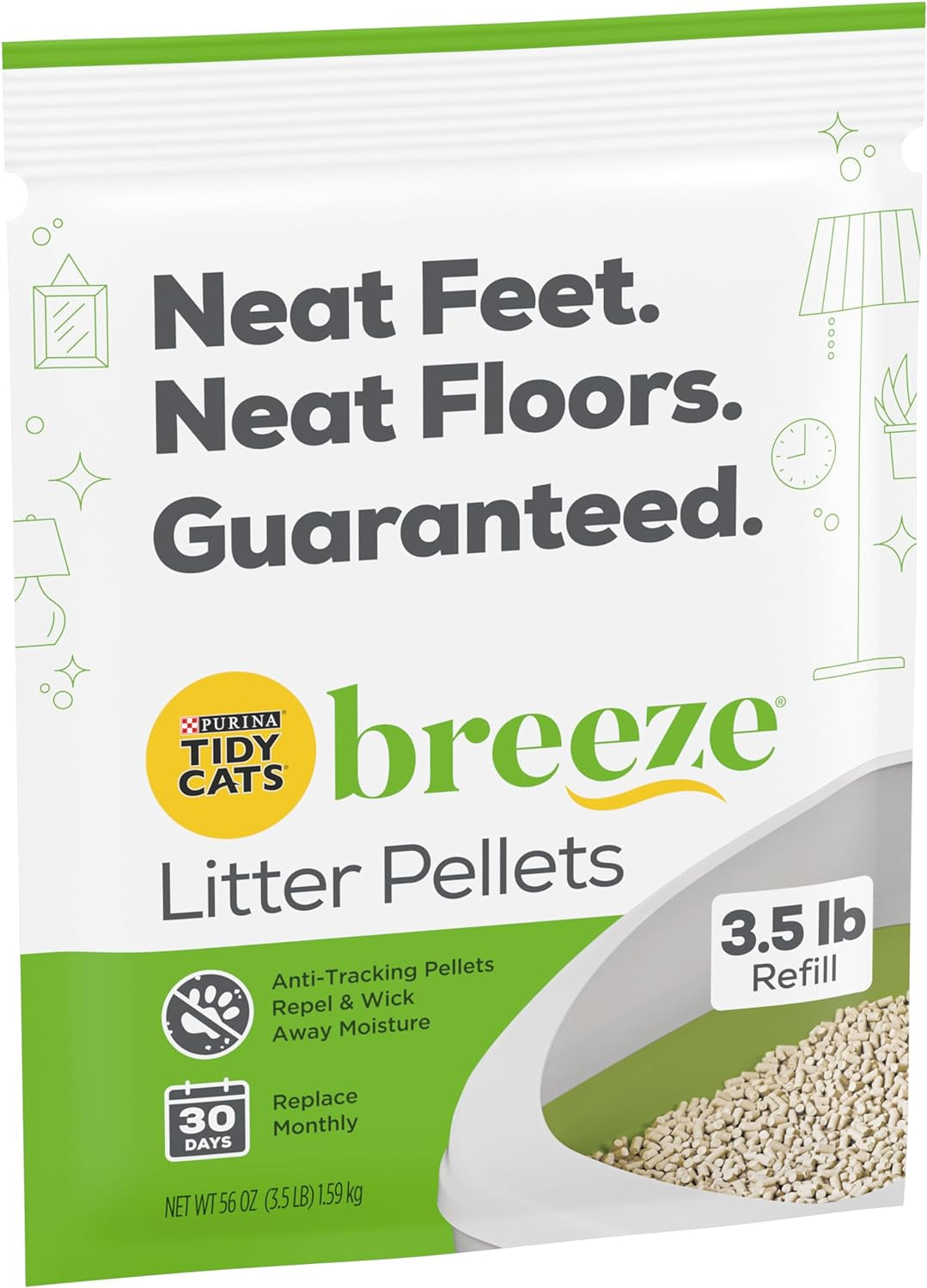 Tidy Cat Breeze Pellets, 3.5 Lb, 2 Packs, Limited Edition