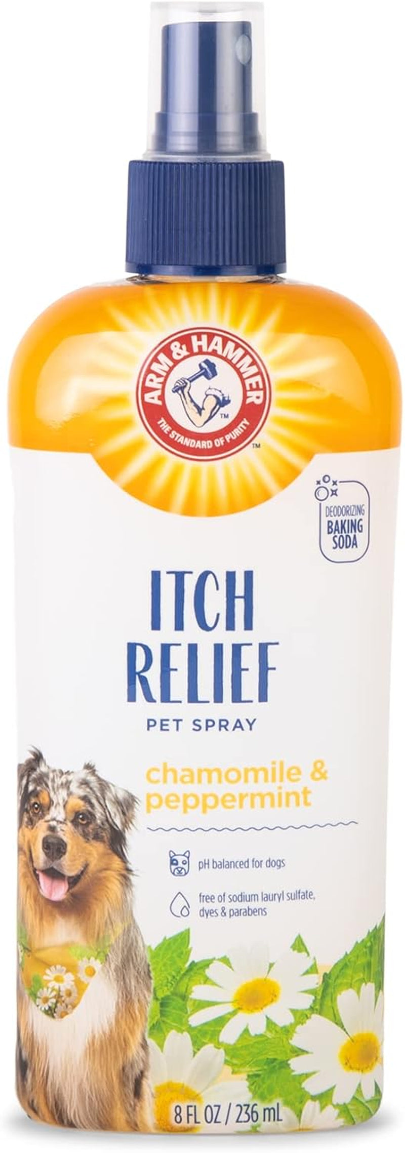 for Pets Itch Relief Spray for Dogs - Dog Itch Relief with Baking Soda Chamomile & Peppermint Scent - Professional Dog Skin Care Spray - anti Itch Spray for Dog, Itchy Dog Skin Relief 8Oz