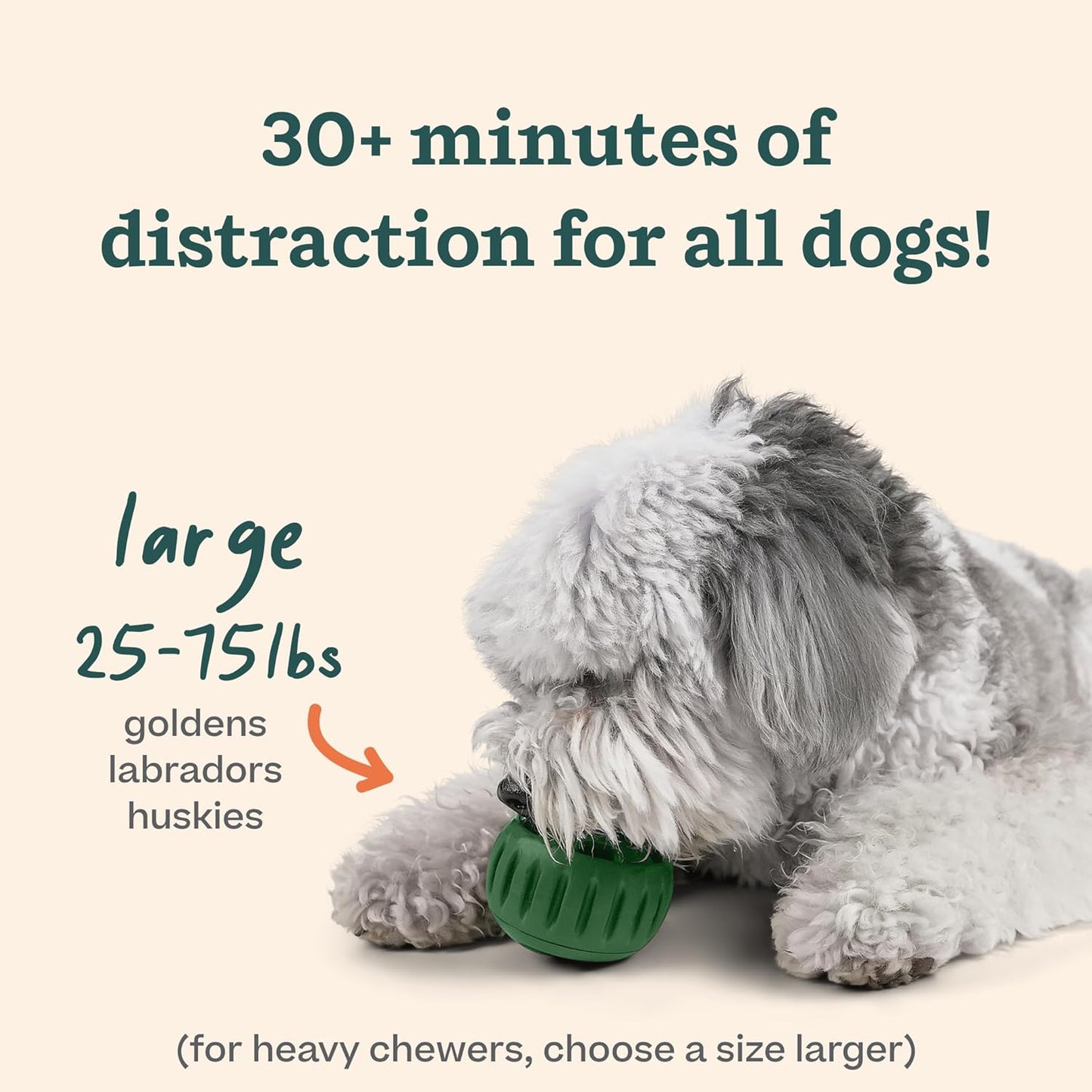 Starter Pack - Interactive Dog Toys for Boredom - Dog Treat Molds Silicone - Chicken-Flavored Healthy Treats for Dogs - Pupsicle Doggy Enrichment Toy - for Large Pups - 25-75 Lbs