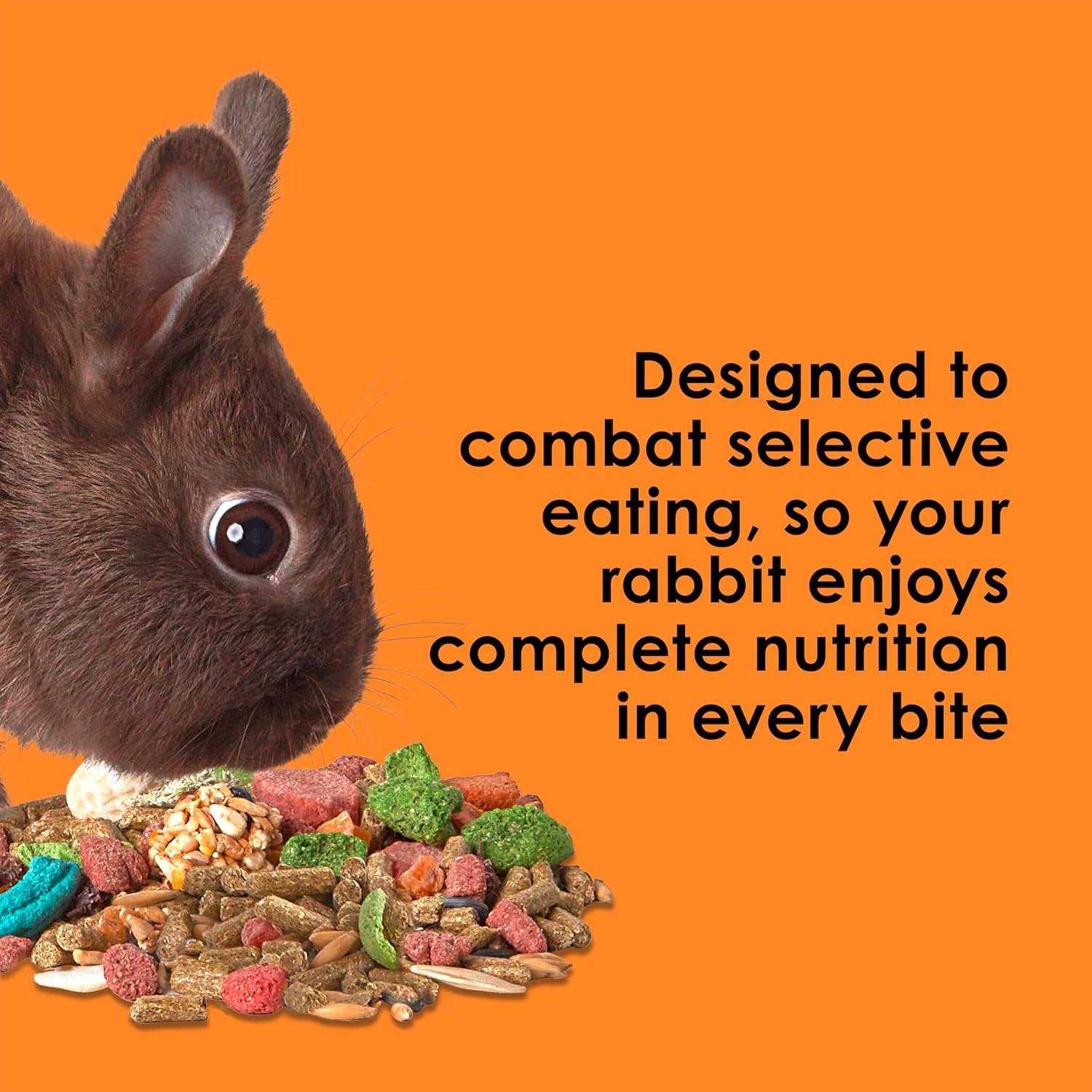 Fiesta Rabbit Food, Nutritious and Fun Blend, Supports Dental Health and Digestion, 20 Pounds