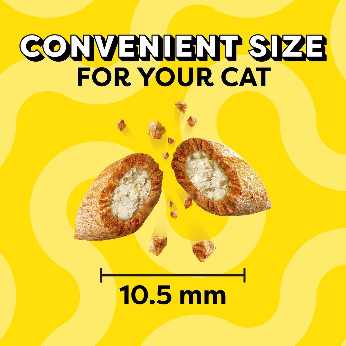 Mixups Catnip Fever Flavor Crunchy and Soft Cat Treats, 48 Oz. Bag