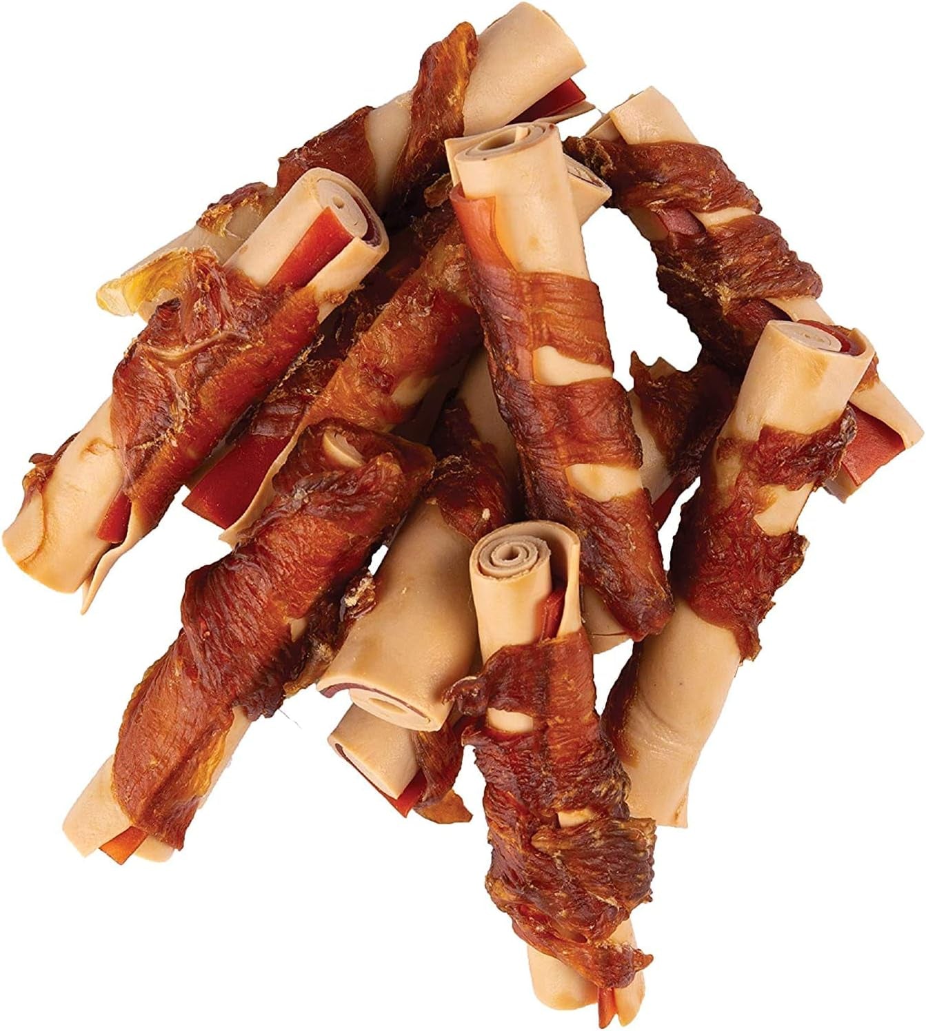 Mini Sticks Wrapped with Real Chicken, Rawhide Free Dog Chew Sticks, 15 Count