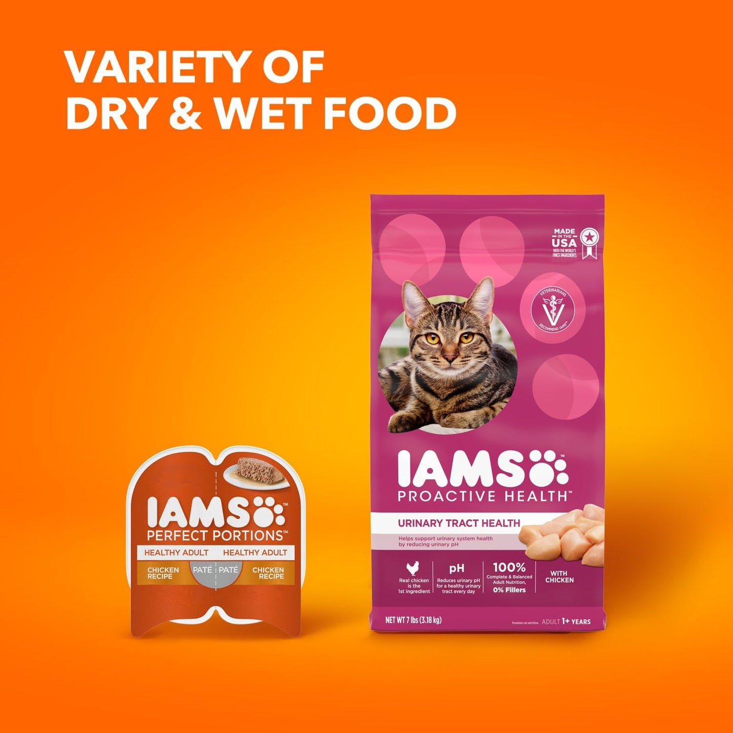 Proactive Health Adult Urinary Tract Health Dry Cat Food with Chicken, 7 Lb. Bag